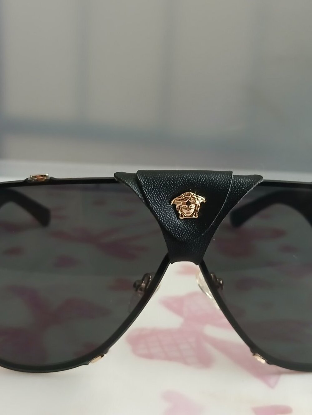 ​🔥 High-Fashion Black Statement Shield Aviator Sunglasses 🔥 ​
